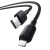 Кабель Baseus Silky Series Fast Charging USB - Lightning 2.4A/2m (P10377702113-01) (Black) кабель baseus silky series fast charging usb - lightning 2.4a/2m (p10377702113-01) (black)