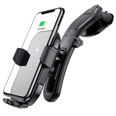 Автотримач Borofone BH31 Sabio Wireless Charging (Чорний)