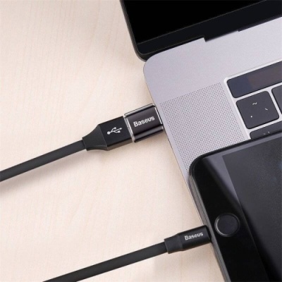 перехідник baseus type-c to usb (catotg-01) (black) 