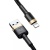 кабель baseus cafule usb - lightning 2.4a/1m (calklf-bv1) (gold-black) 
