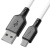 кабель earldom ec-154m soft silicone usb - microusb 3a/1m (білий) 