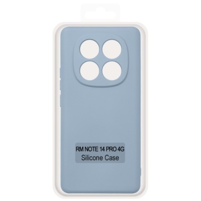 Купить чохол soft silicone case full для xiaomi redmi note 14 pro 4g (світло-синій) онлайн