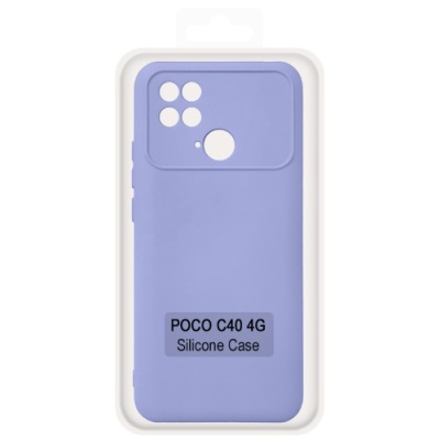 Купить чохол soft silicone case full для xiaomi poco c40 4g (lilac) онлайн