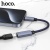 перехідник hoco ua29a type-c(male) to lightning(female) 0.15m (сірий) 