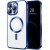 Купить чохол tpu metallic full camera with magsafe для apple iphone 12 pro max (blue) онлайн