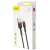 кабель baseus cafule usb - lightning 2a/3m (calklf-r91) (black-red) 