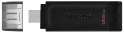usb флеш-накопичувач 3.2 kingston datatraveler 70 128gb (чорний) 