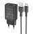 Мережевий Зарядний Пристрій Borofone BA68A 1USB/2.1A + (USB - Type-C) (Чорний) мережевий зарядний пристрій borofone ba68a 1usb/2.1a + (usb - type-c) (чорний)