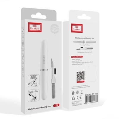 інструмент-ручка для догляду за смартфоном/навушниками earldom et-t04 white 