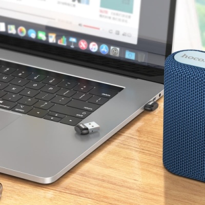 bluetooth-адаптер hoco ua18 5.0 (чорний) 