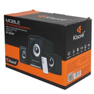 колонки для комп'ютера kisonli u-2800bt (чорний) 