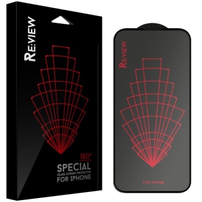захисне скло re:view premium для apple iphone 13 pro max/14 plus (чорний) 