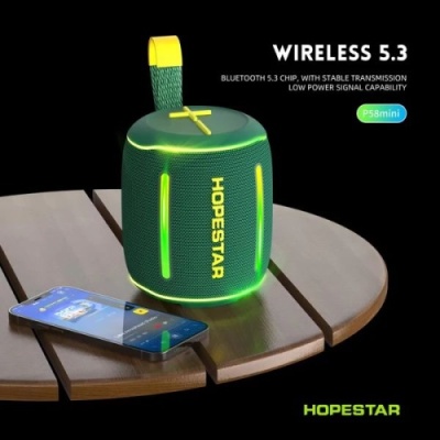 колонка hopestar p58 mini 10w (зелений) 