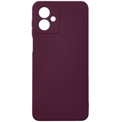Купить силіконовий чохол soft silicone case для motorola g14 (бордовий) онлайн