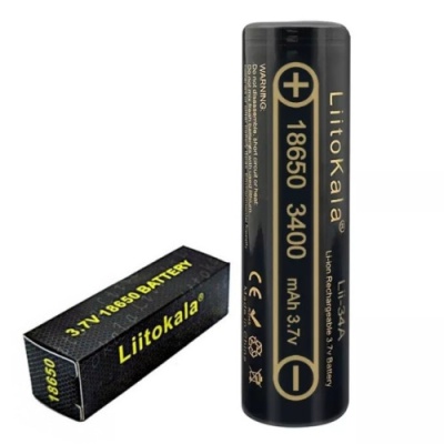 акумулятор lito kala li-34a 18650 3400mah 3.7v (1шт) 