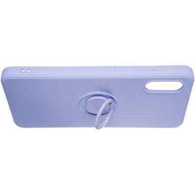 Купить силіконовий чохол soft silicone casevsmagnet ring для samsung a022 galaxy a02 - lavander онлайн