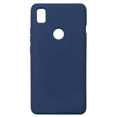 Купить силіконовий чохол soft silicone case для zte blade l210 - dark blue онлайн
