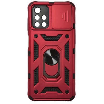 Купить чохол-накладка armor magnet camshield для xiaomi poco m4 pro 5g - red онлайн