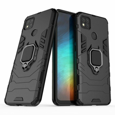 Купить чохол-накладка armor magnet для xiaomi redmi 9c/10a - black онлайн