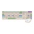 клавіатура безпровідна + миша fantech go wk895 silent click (бежевий) 