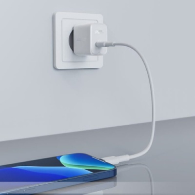 мережевий зарядний пристрій acefast a21 pd30w (1type-c) (білий) 