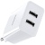 мережевий зарядний пристрій baseus speed mini (ccfs-v02) 2usb/18w/qc3.0 (білий) 