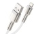 кабель baseus cafule metal usb - lightning 2.4a/1m (caljk-a02) (white) 