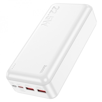 додаткова батарея power bank hoco j101b astute 22.5w fully compatible 30000 mah (білий) 