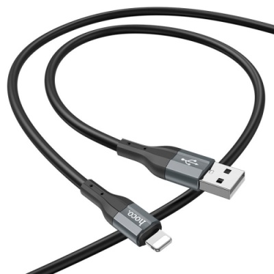 кабель hoco x72 usb - lightning 2.4a/1m (чорний) 