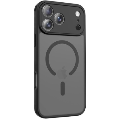 Купить чохол matte guard magsafe case для apple iphone 17 pro max - black онлайн
