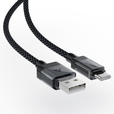 кабель acefast c12-04 usb - type-c (1.2м) (чорний) 