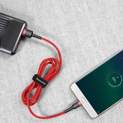 кабель baseus cafule usb - microusb 1.5a/2m (camklf-c09) (red-red) 
