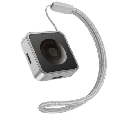 безпровідний зарядний пристрій для apple watch hoco cw55 магнітний (срібний) 