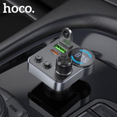 FM Модулятор Hoco E86 (Чорний)