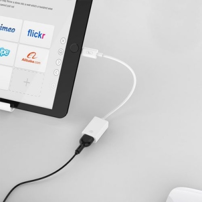 перехідник skydolphin ot03 otg usb - microusb (білий) 