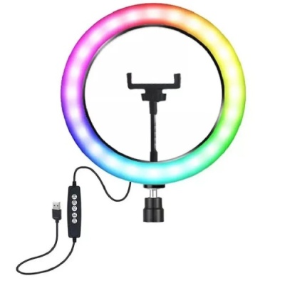кільцева лампа rgb crystal rd-30 30cm 