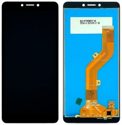 дисплей для tecno pop 2 power з чорним тачскріном