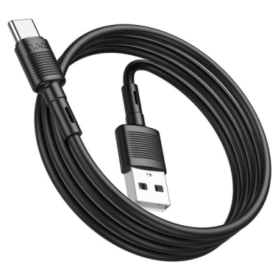 кабель hoco x83 usb - type-c 3a/1m (чорний) 