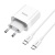 Мережевий Зарядний Пристрій Hoco C80A 1USB/18W/QC3.0 + 1Type-C/20W/PD + (Type-C - Type-C) (Білий) мережевий зарядний пристрій hoco c80a 1usb/18w/qc3.0 + 1type-c/20w/pd + (type-c - type-c) (білий)
