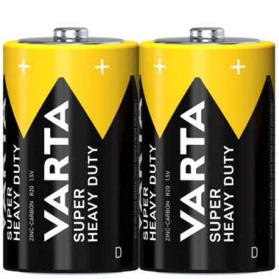 батарейка varta r20 super heavy duty (2шт) 