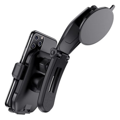 Автотримач Borofone BH31 Sabio Wireless Charging (Чорний)