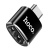 перехідник hoco ua5 type-c - usb (чорний) 