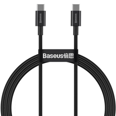 кабель baseus superior series (pd) type-c - type-c 100w/2m (catys-c01) (black) 