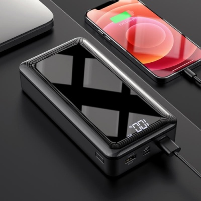 додаткова батарея power bank borofone bj8 extreme 30000 mah (чорний) 