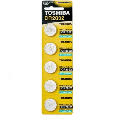 батарейка toshiba cr2032 (5шт) 