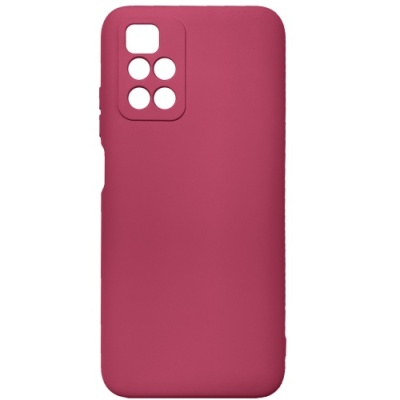 Купить силіконовий чохол soft silicone case для xiaomi redmi 10/redmi 10 2022 - rose red онлайн