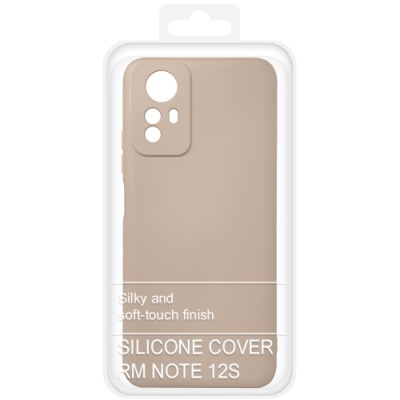 Купить силіконовий чохол soft silicone case для xiaomi redmi note 12s (пудра) онлайн