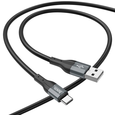 кабель hoco x72 usb - type-c 3a/1m (чорний) 
