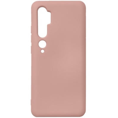 Купить силіконовий чохол soft silicone case для xiaomi mi note 10 - pink sand онлайн