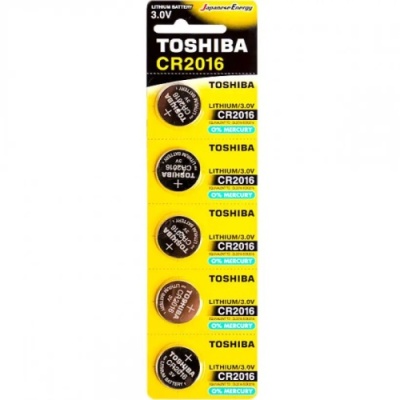 батарейка toshiba 2016 (5шт) 
